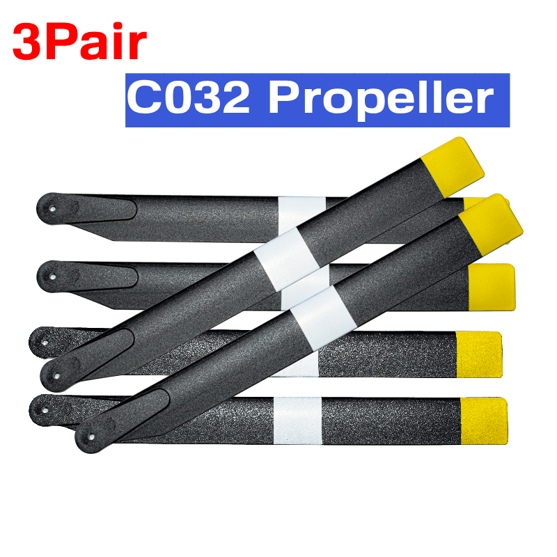 Rc Helicopter Blade - 3 Pezzi Elica Originale per Elicottero