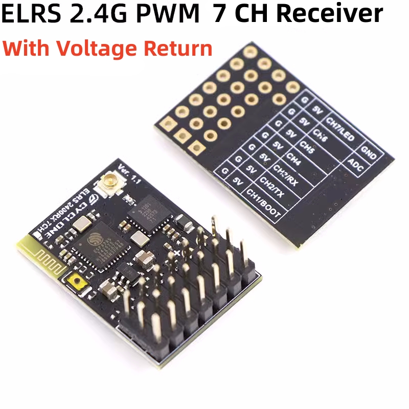 ELRS 2.4G PWM 7CH 6CH CRSF ric - Rc Helicopter Battery recensione e prezzo