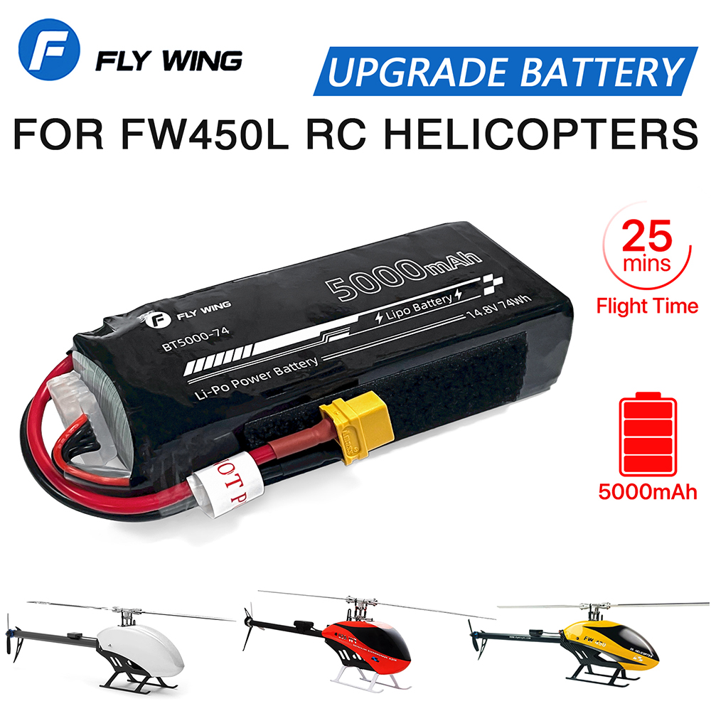 Fly Wing FW450L 5000mAh 4S bat - Rc Helicopter Bag recensione e prezzo